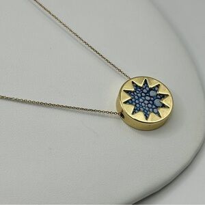 House of Harlow 1960 Blue Sunburst Necklace
